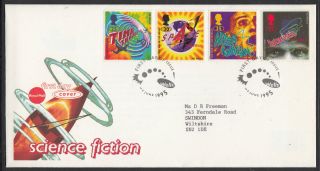 1995 Science Fiction Sg1878 - 81 Fdc First Day Cover photo
