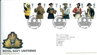 2009 Royal Navel Uniforms Edinburgh Hand Stamp Item See Scan photo