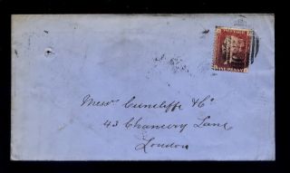 Penny Red 1870 Cover Isle Of Wight Brading Village photo