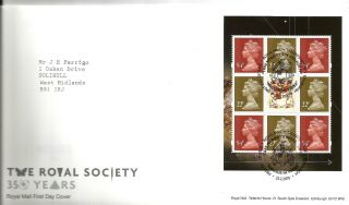 2010 Royal Society B - Let Pane Edinburgh Hand Stamp Item See Scan photo