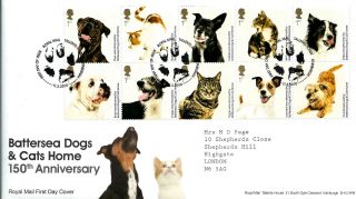 2010 Battersea Dogs & Cats Home Edinburgh Hand Stamp Item See Scan photo