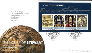 2010 The House Of Stewart M - Sheet Edinburgh Hand Stamp Item See Scan photo