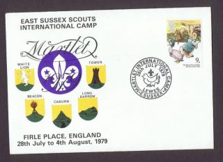 Gb 1979 East Sussex Scouts International Camp Special Cover photo