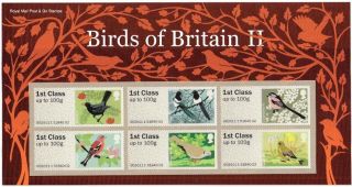 Gb Post & Go Birds Of Britain 2 - Presentation Pack Fs11 2011 photo