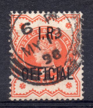Gb = Town/village Cancel.  On Qv Stamp,  ` (hamilton) / 173` I.  R.  Official. photo