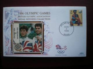 Cover Benham 1996 Olympic Games - Tim Henman & Neil Broad photo