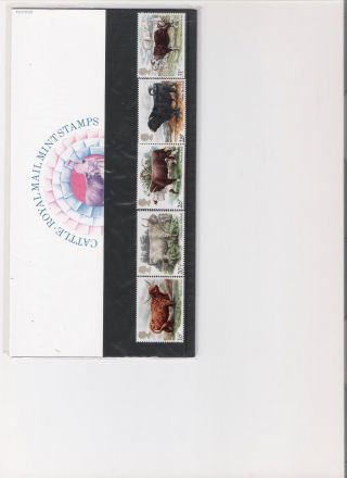 1984 Royal Mail Presentation Pack British Cattle photo