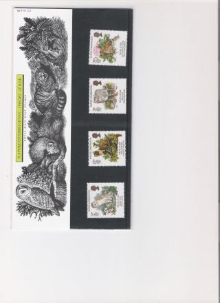 1986 Royal Mail Presentation Pack Nature Conservation photo