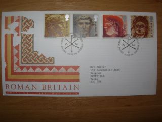 1993 Gb Fdc Roman Britain Special Edinburgh Bureau Postmark photo