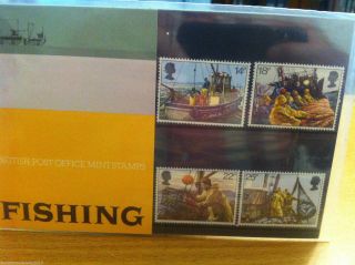 Post Office Presentation Pack No.  129 - Fishing Industry - 23/9/81 photo