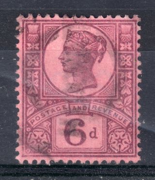 Gb = Qv Stamp,  6d Jubilee.  Sg 208/208a. .  (j) photo
