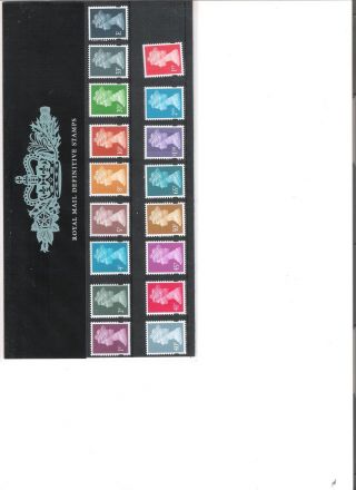 2002 Royal Mail Presentation Pack Low Value Definitive Pack 57 photo
