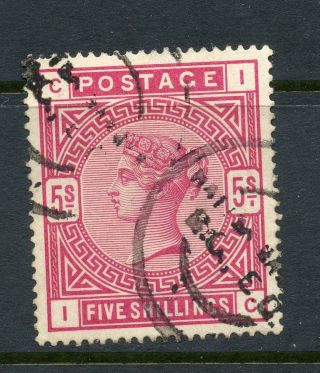 Great Britan Scott 108 Queen Victoria Five Shilling Stamp photo