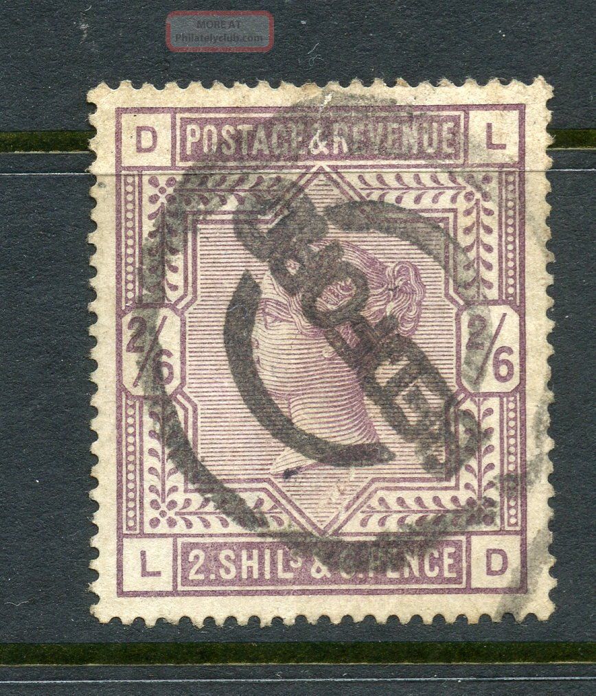 Great Britan Scott 96 Queen Victoria Two Shilling Stamp Great Britain photo
