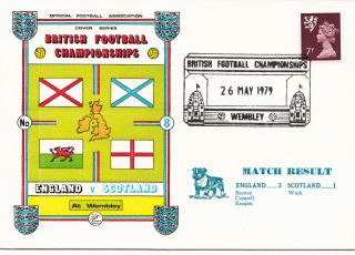 (28013) Gb Cover British Football Champ.  England Scotland - Wembley 26 May 1979 photo