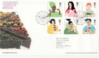 (30303) Gb Fdc Changing Tastes Of Britain - Tallents 23 August 2005 photo
