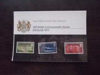 1970 Commonwealth Games Post Office Presentation Pack photo