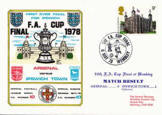 (28022) Gb Cover Football Fa Cup Final Arsenal V Ipswich T - Wembley 6 May 1978 photo
