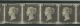 1840 Penny Blacks (da - Dg) Strip Of 7,  Of The Utmost Rarity,  With Bpa Cert Victoria photo 1
