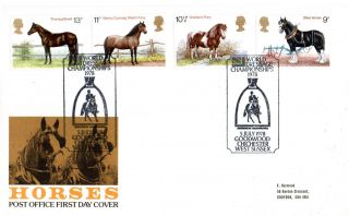 5 July 1978 Shire Horses Post Office First Day Cover Dressage Championship Shs photo