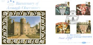 16 October 1990 Astronomy Benham Blcs 58 Fdc Signed Director Armagh Observatory photo