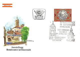 22 May 1974 Austria Renaissance In Austria Exhibition First Day Cover Shs photo