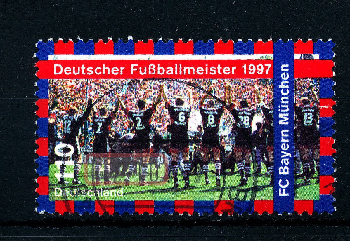 B611 Germany 1997 Sg2820 110pf Bayern Munich Football Club