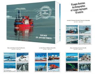 Fsat 2013 Taaf Booklet Base Concordia Animals Pinguins Snow Ice Flag Sea Boat 16 photo