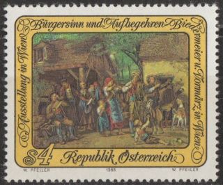 Austria 1988 Stamp - Viennese Biedermeier 