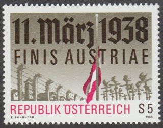 Austria 1988 Stamp - 50th Anniversary Annexation Austria By Germany photo