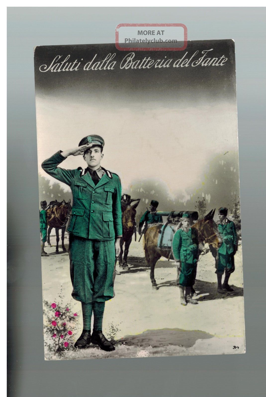 1937 Italy Army Infantry Propaganda Postcard Cover To Belgium Europe photo