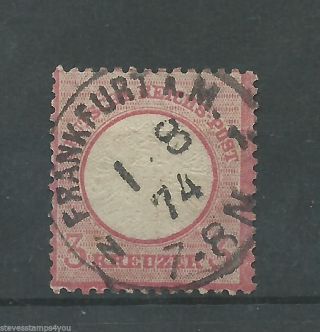Germany - 1872 - Sg25 - Cv £ 9.  50 - - Frankfurt photo