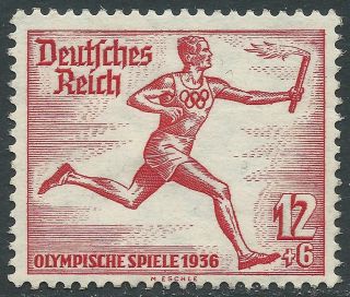 Philacall Germany 1936 Dt.  Reich Mi 613 Summer Olympic Vf (239 photo