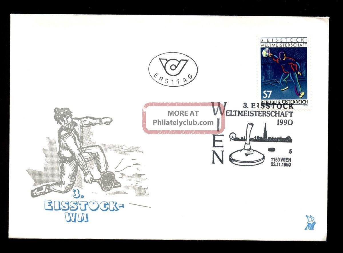 Austria 1990 Ice Curling Championships Fdc C2872 Europe photo