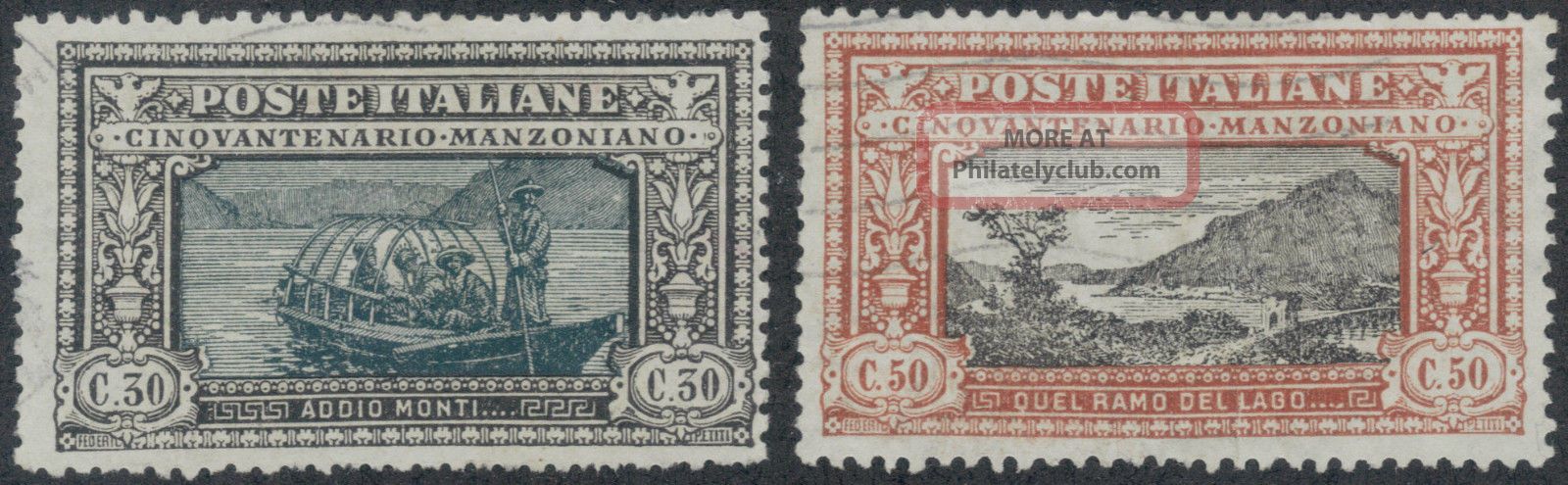 Tmm 1923 Italy Pictoral Issue S 167,  168 F/vf Used/no Hinge/light Cancel Europe photo