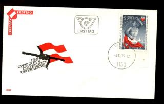 Austria 1977 Martyrs For Freedom Fdc C2885 photo