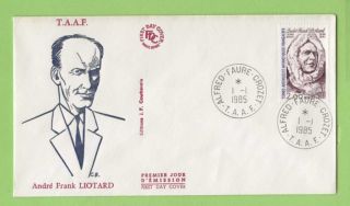 French Antarctic Territory 1985 Andre Frank Liotard (explorer) First Day Cover photo