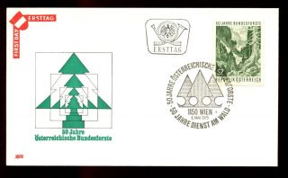 Austria 1975 Forest Administration Fdc C3052 photo