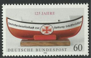 Germany.  1990.  German Lifeboat Institution Commemorative Sg: 2312. . photo