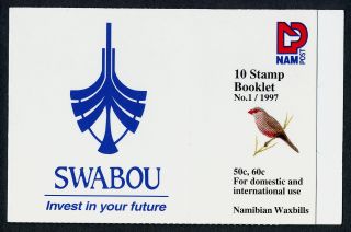 Namibia 835a Booklet Birds photo