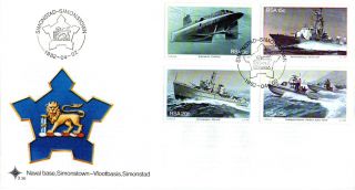 South Africa 1982 Navy Bases Unaddressed First Day Cover Shs photo