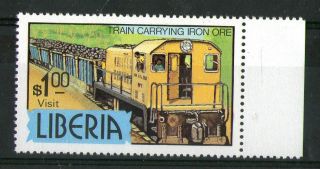 Liberia 1976 Iron Ore Train Commemorative Stamp Sg 1289a photo