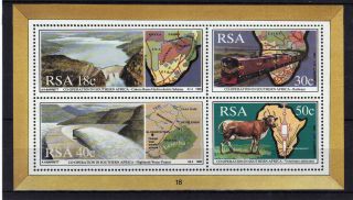 South Africa 1990 Co - Operation Stamp Mini Sheet Sgms704 Unounted Ref:y527 photo
