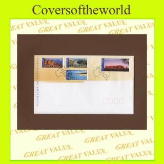 Australia 2001 Views (2nd Series) Four Stamp First Day Cover photo
