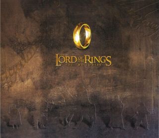 2002 Nz Folder Signore Degli Anelli The Two Towers Lord Of Rings Movie Pack photo