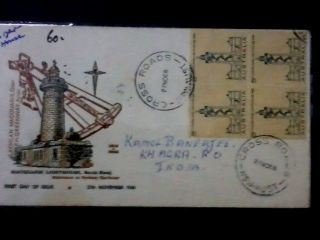 Australia 1968 Macquarie Lighthouse Port Macquarie Nsw Fdc Addressed To India photo