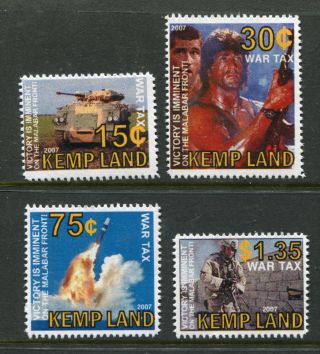 Kemp Land - Rambo,  Hank Snow,  Tanks,  Fender Guitar,  Antarctic Steam Trains photo