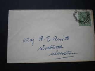 Australia 1927 Gv 1d Cover To Ulverstone photo