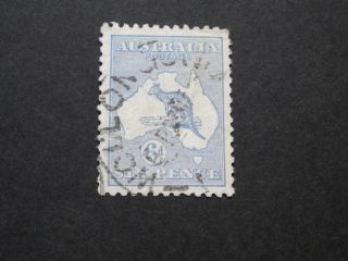 Australia 1919 6d Kangaroo With Wollongong Postmark photo