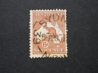 Australia 1924 6d Kangaroo With Sydney 39 Postmark photo